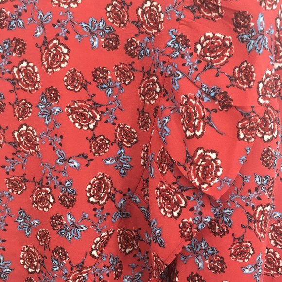 Jack Friendly Fire Bella Rose Printed Wrap Dress - Picture 4 of 6